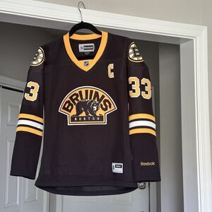 Mens Mitchell & Ness NHL DARK JERSEY BRUINS 2014 Zdeno Chara Size Small Hockey